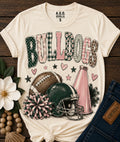 Bulldogs with pink megaphone