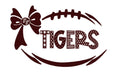 Tigers Football with Bow