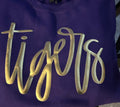 Tigers Gold Metallic Puff T-shirt