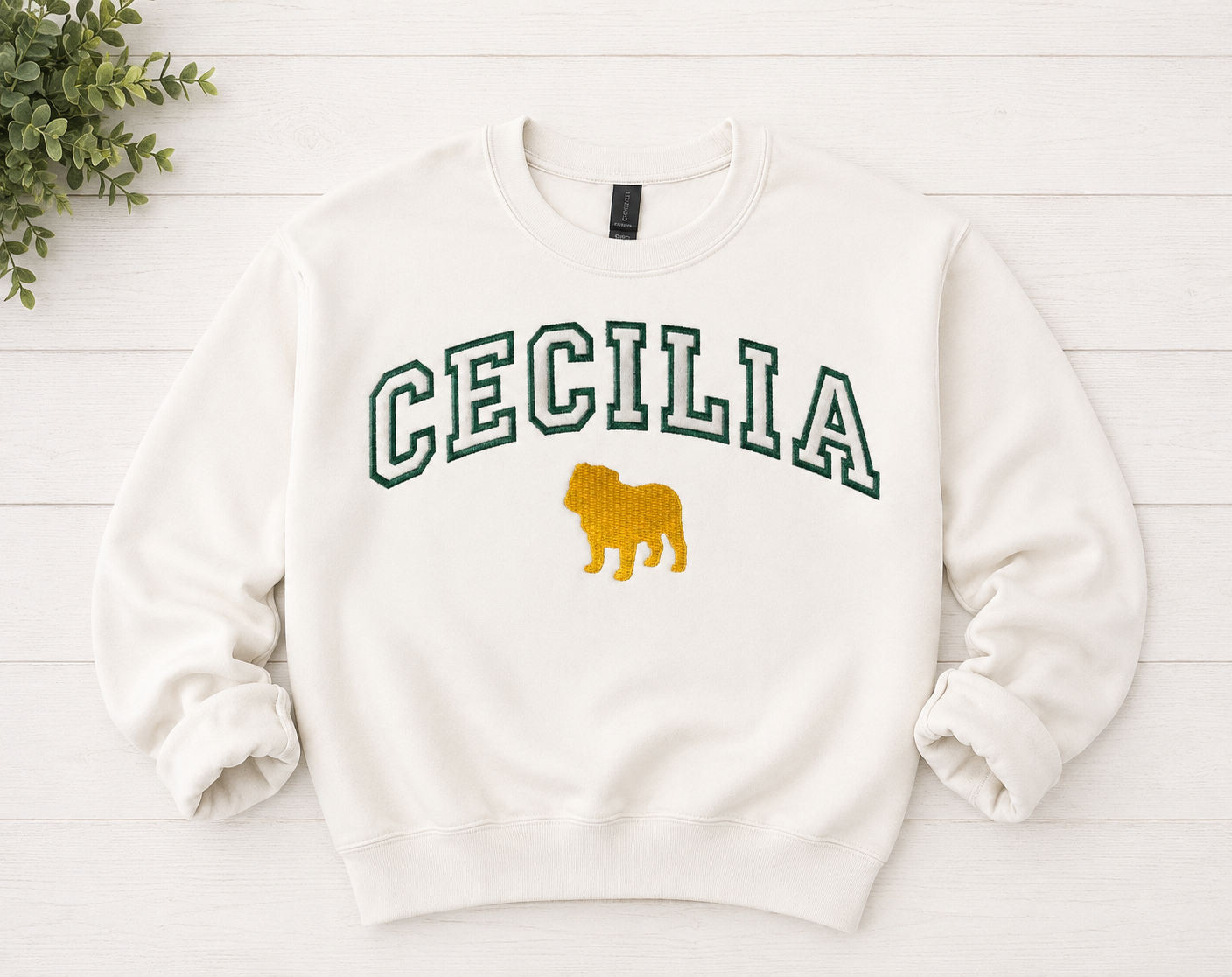 Cecilia Bulldog silhouette