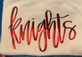 Knights Red Metallic Sweatshirt