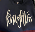 Knights White Puff Sweatshirt