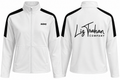 Liz Trahan Company White and Black Zip-Up Jacket