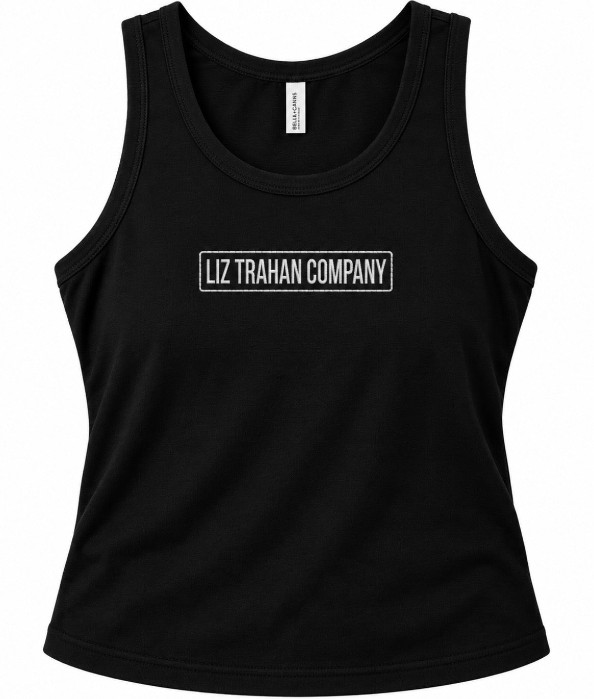 Liz Trahan Company Black Logo Tank Top